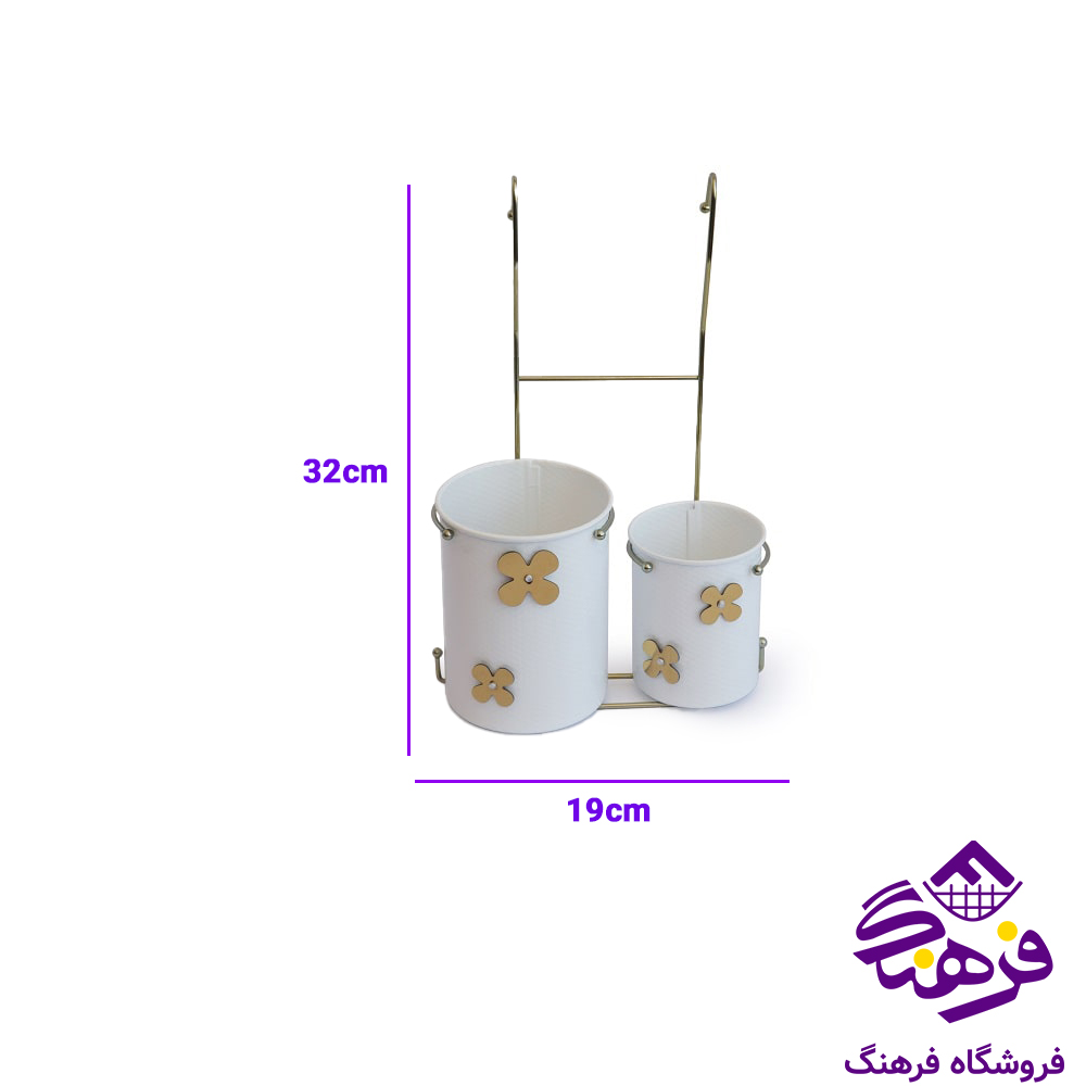 جاقاشق اقتصادی دوقلو رنگی گلدار اسمان ERG 136