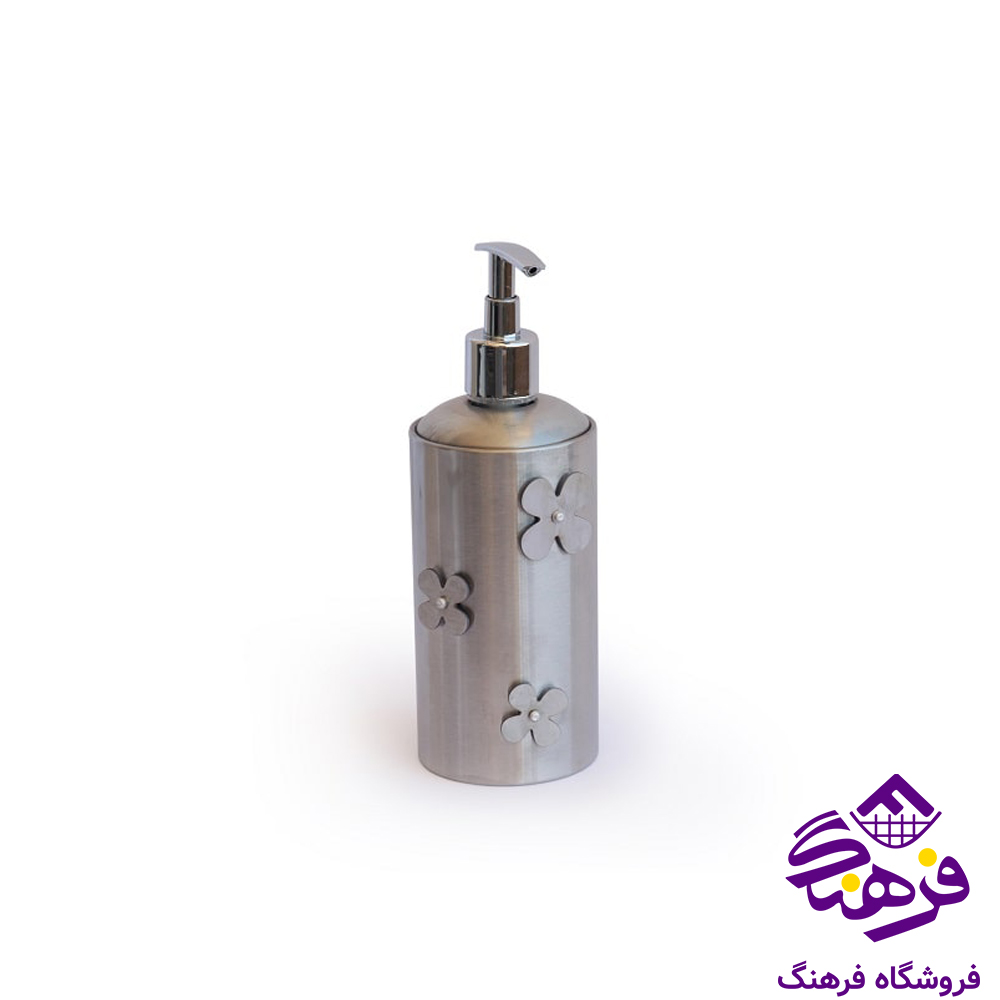 جامایع استیل گلدار گرد بلند اسمان G 120