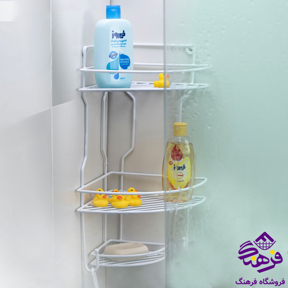 3گوش حمام نایس 2ط سفید کاوه 423