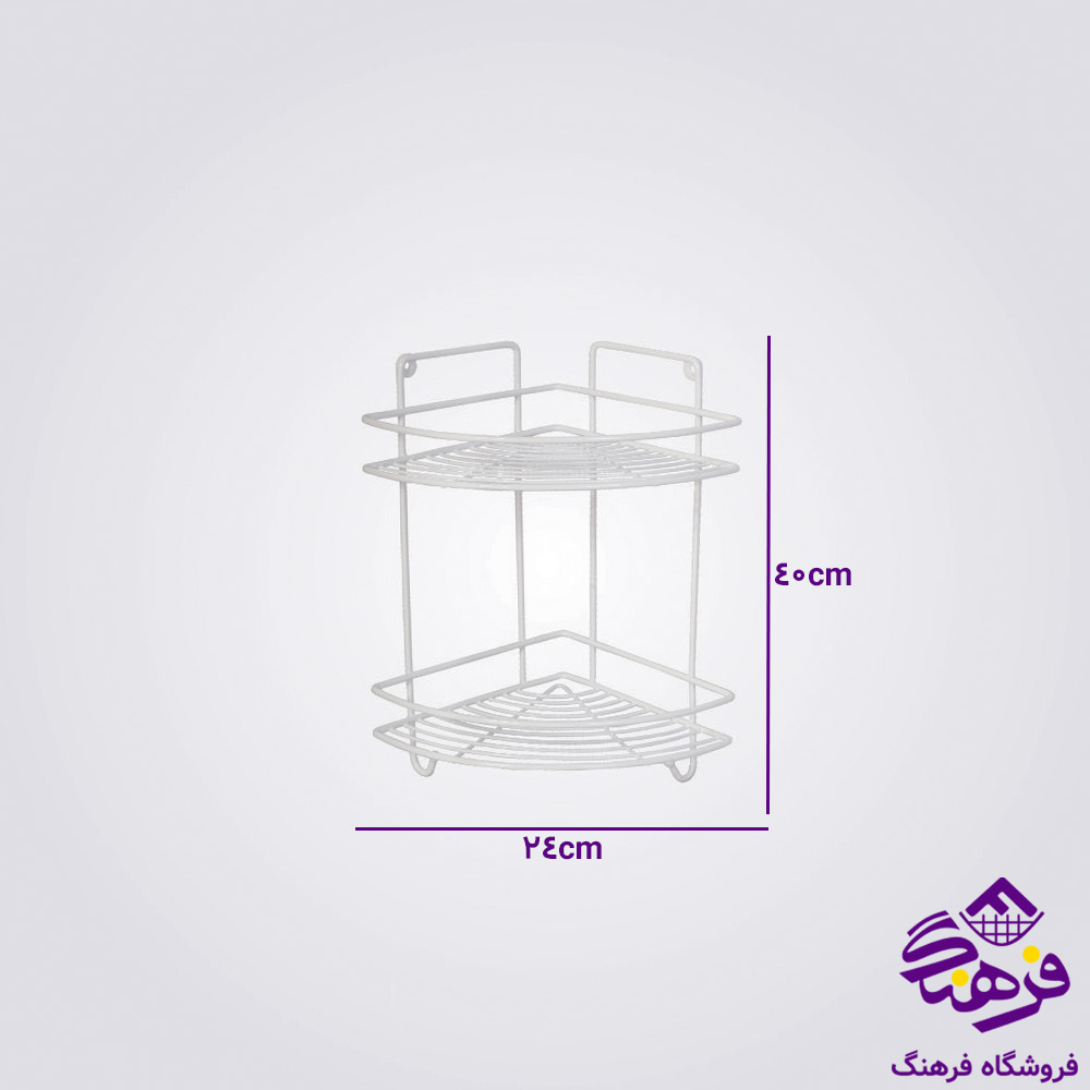 3گوش حمام ارکیده 2ط سفید کاوه 425