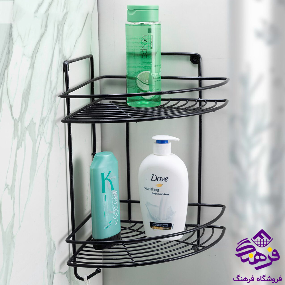 3گوش حمام ارکیده 2ط مشکی کاوه 445