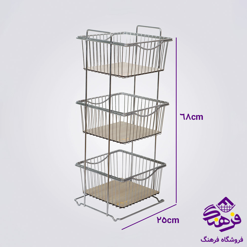 جاپیازی مانا 3ط مربع استیل پیشتاز کاوه 528