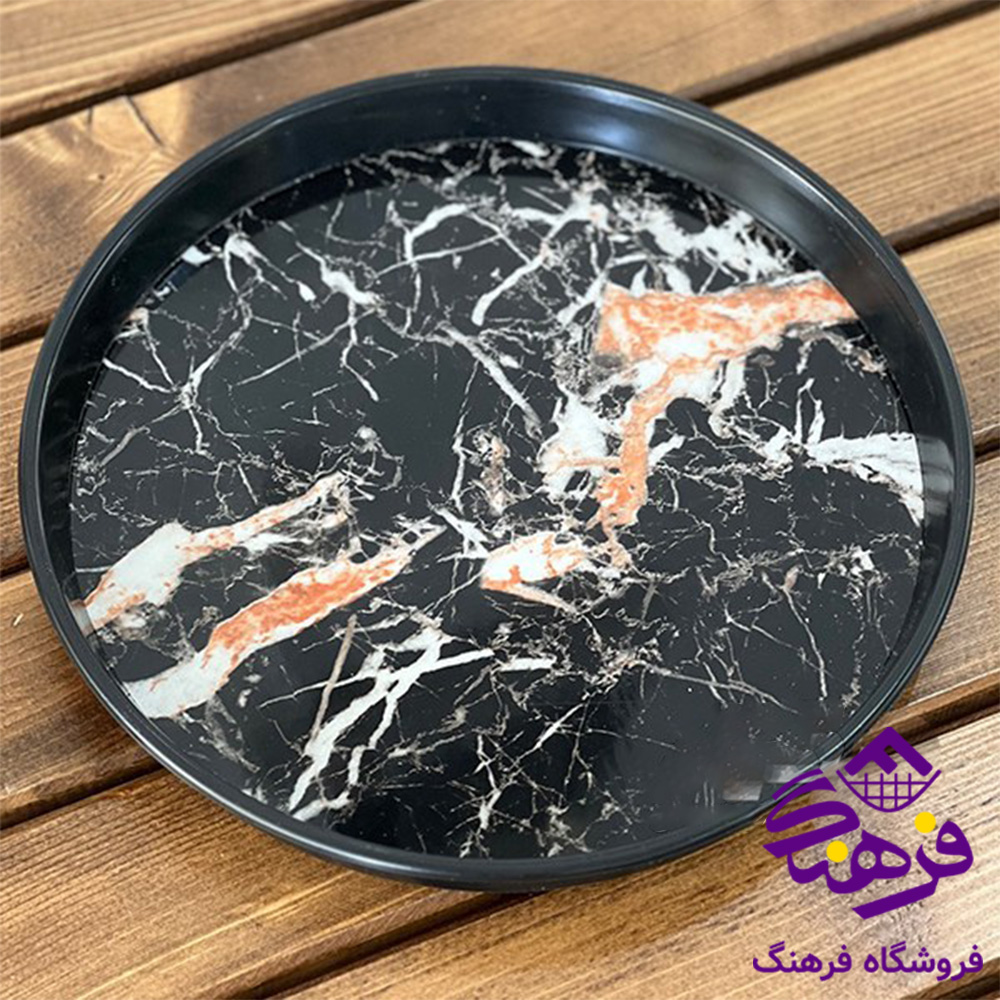 سینی رایکا طرح سنگ گرد کوچک