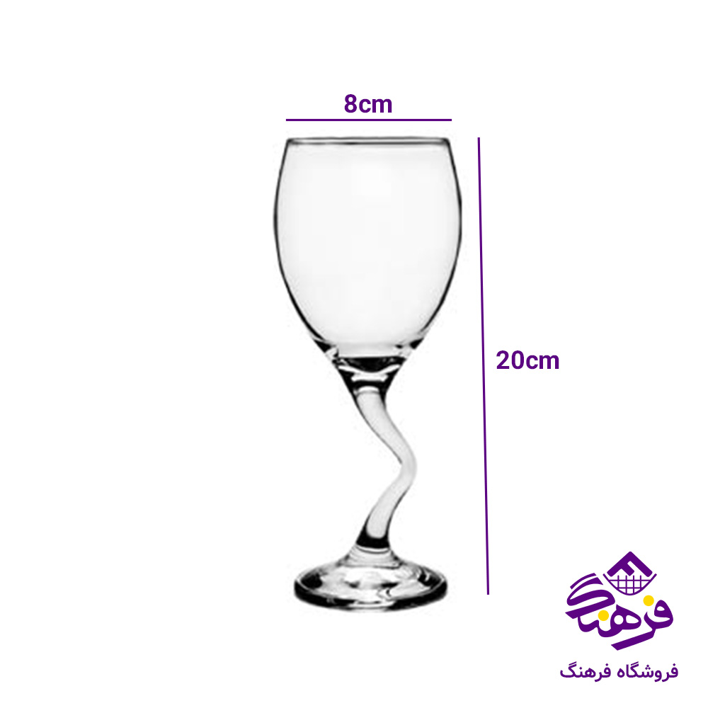 جام گیلاس رزیلا کادو بلور  کاوه 