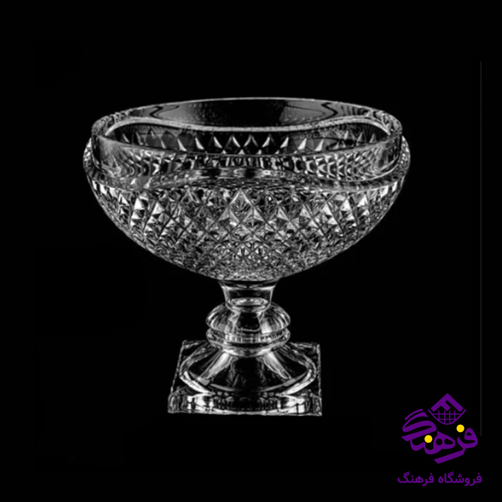 کاسه اجیل مدوزا پایه دار کادو نوری (4دک)