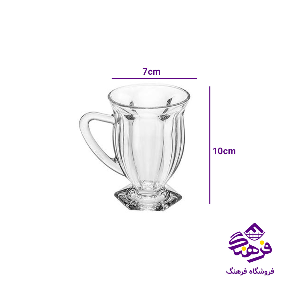 نیم لیوان ایس دسته دار کادو کاوه