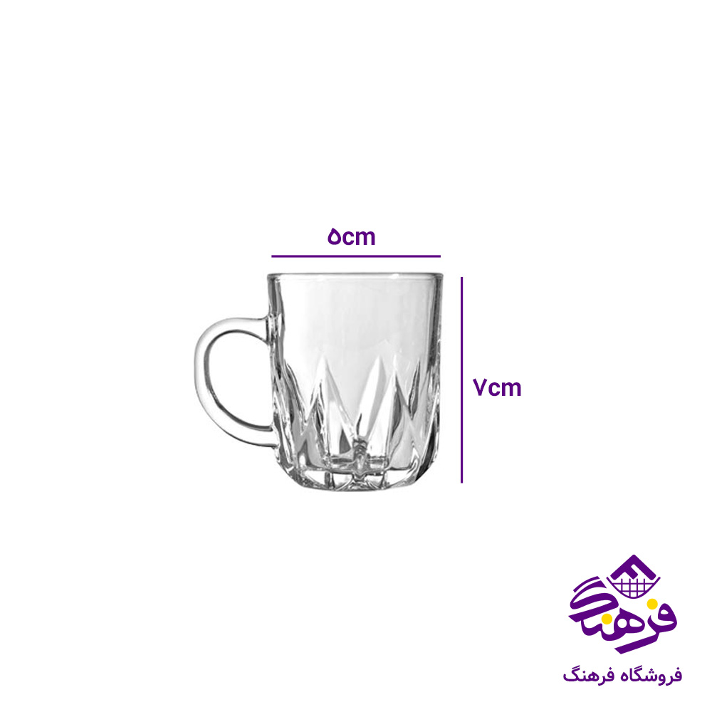 استکان محمود دسته دار شیرینگ کاوه (12دک)
