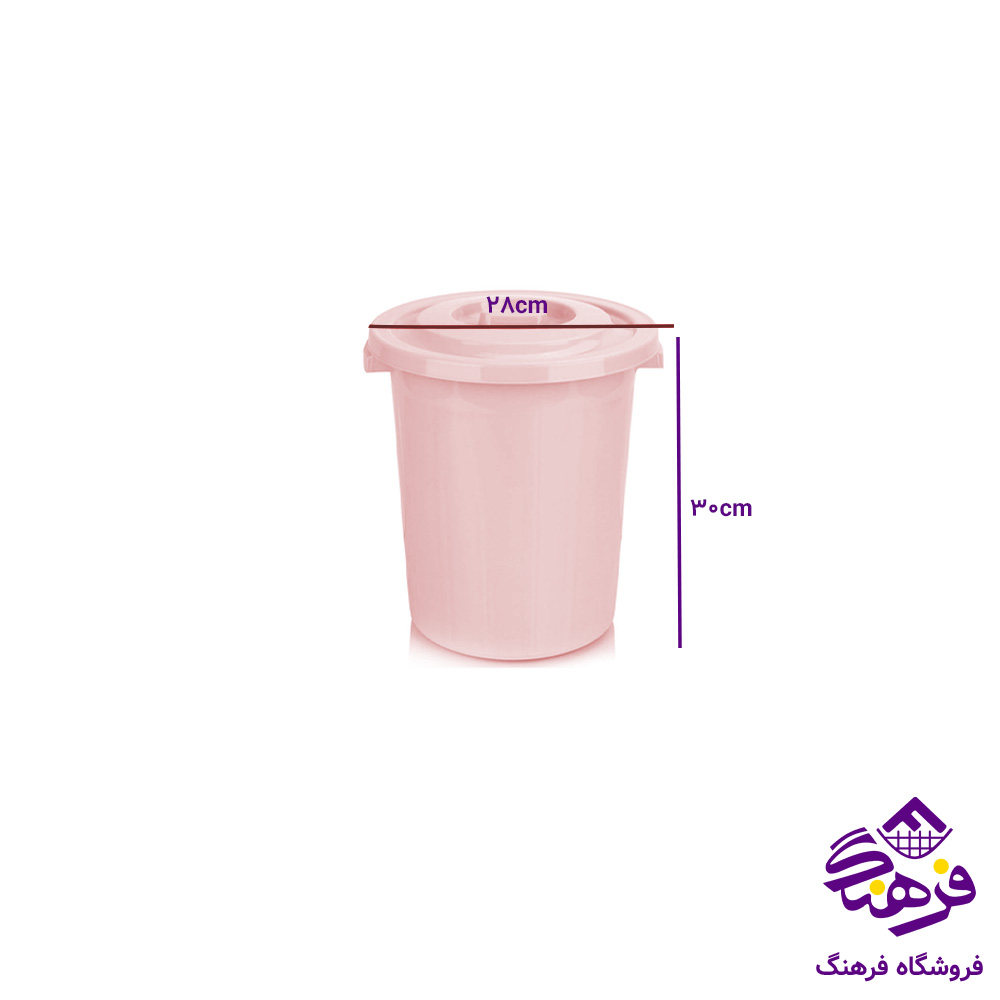 سطل رضا گرد 1-600