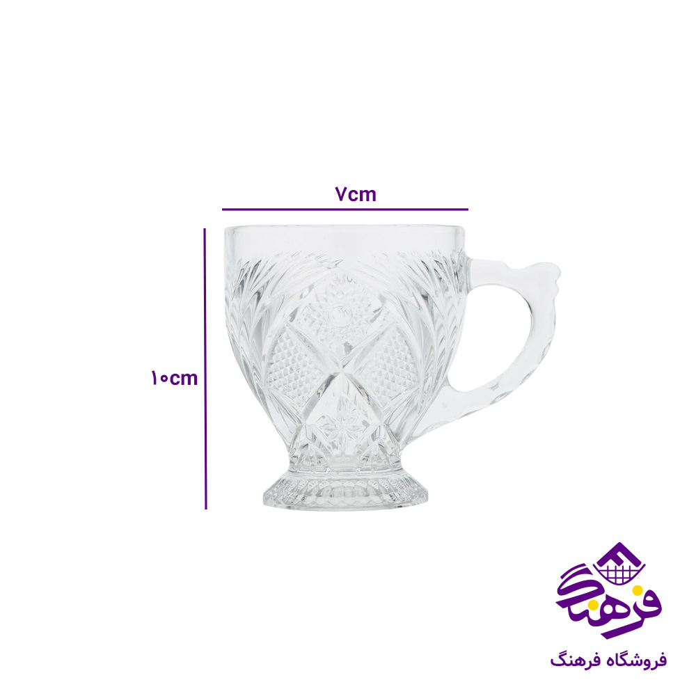 فنجان ارامیس کادو نوری (6دک)