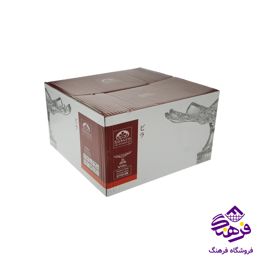 قاب شیرینی ویلا پایه دار نوری (4دک)