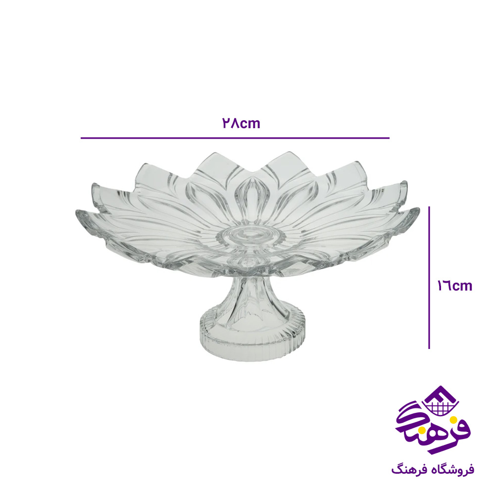 قاب شیرینی ویلا پایه دار نوری (4دک)