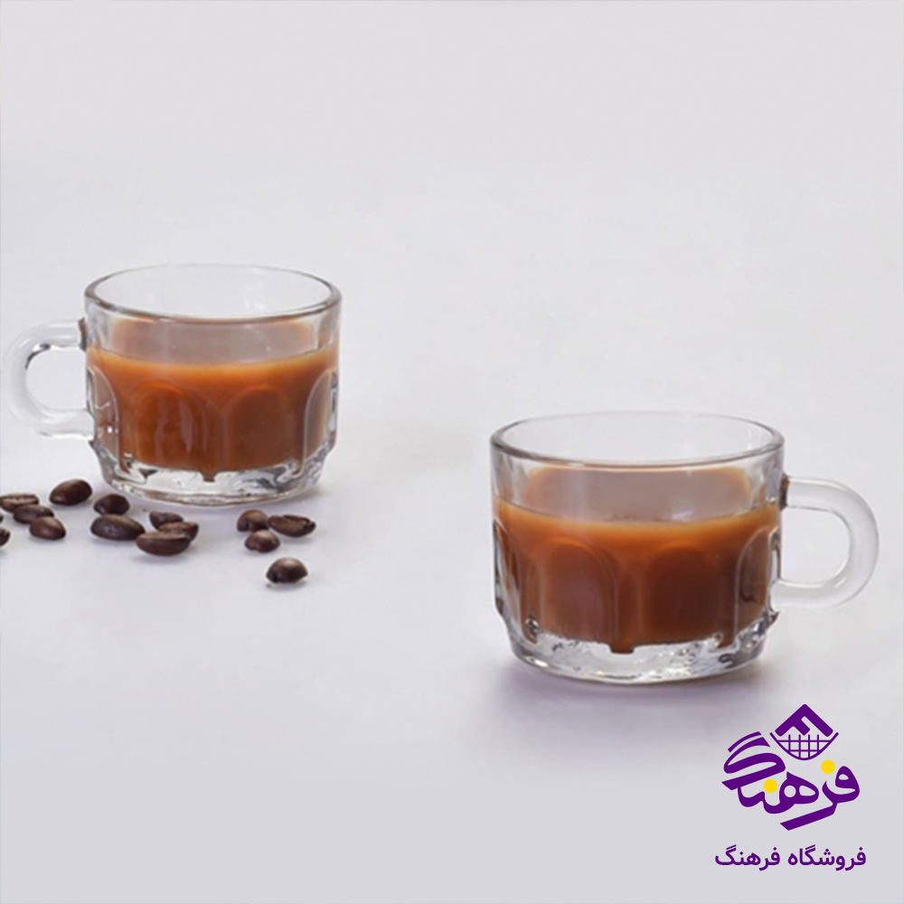 فنجان کافه عینکی شیرینگ کاوه (8دک)