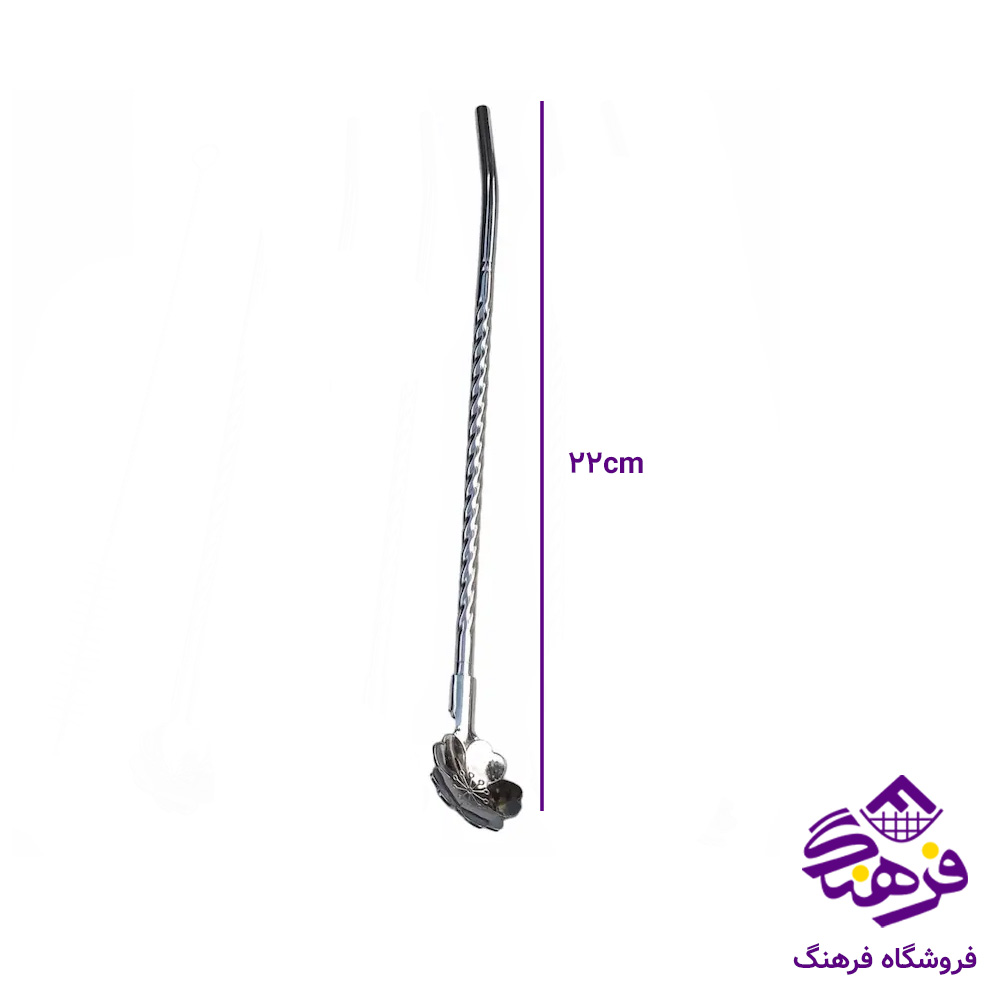 نی شربت استیل 6 عددی