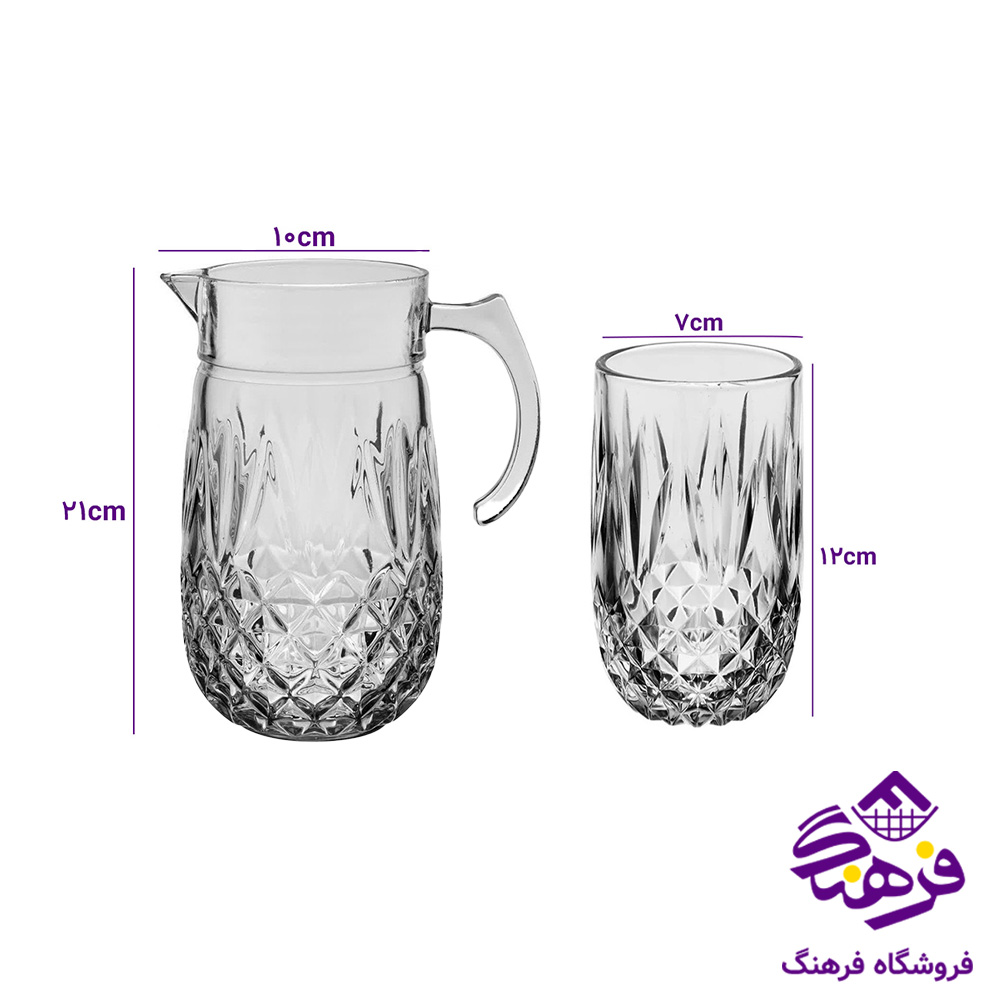 پارچ و لیوان ناروا کادو اصفهان 4دک 799
