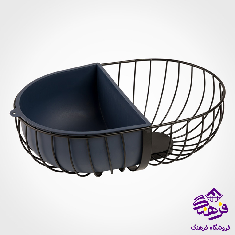 سبدميوه ليمون فلزي بيضي