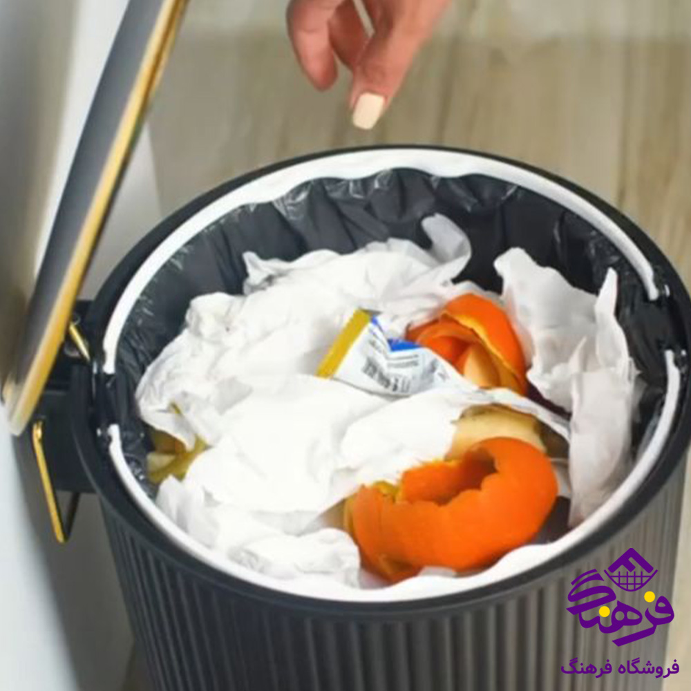 سطل پدالي همارا زبرا گرد 258