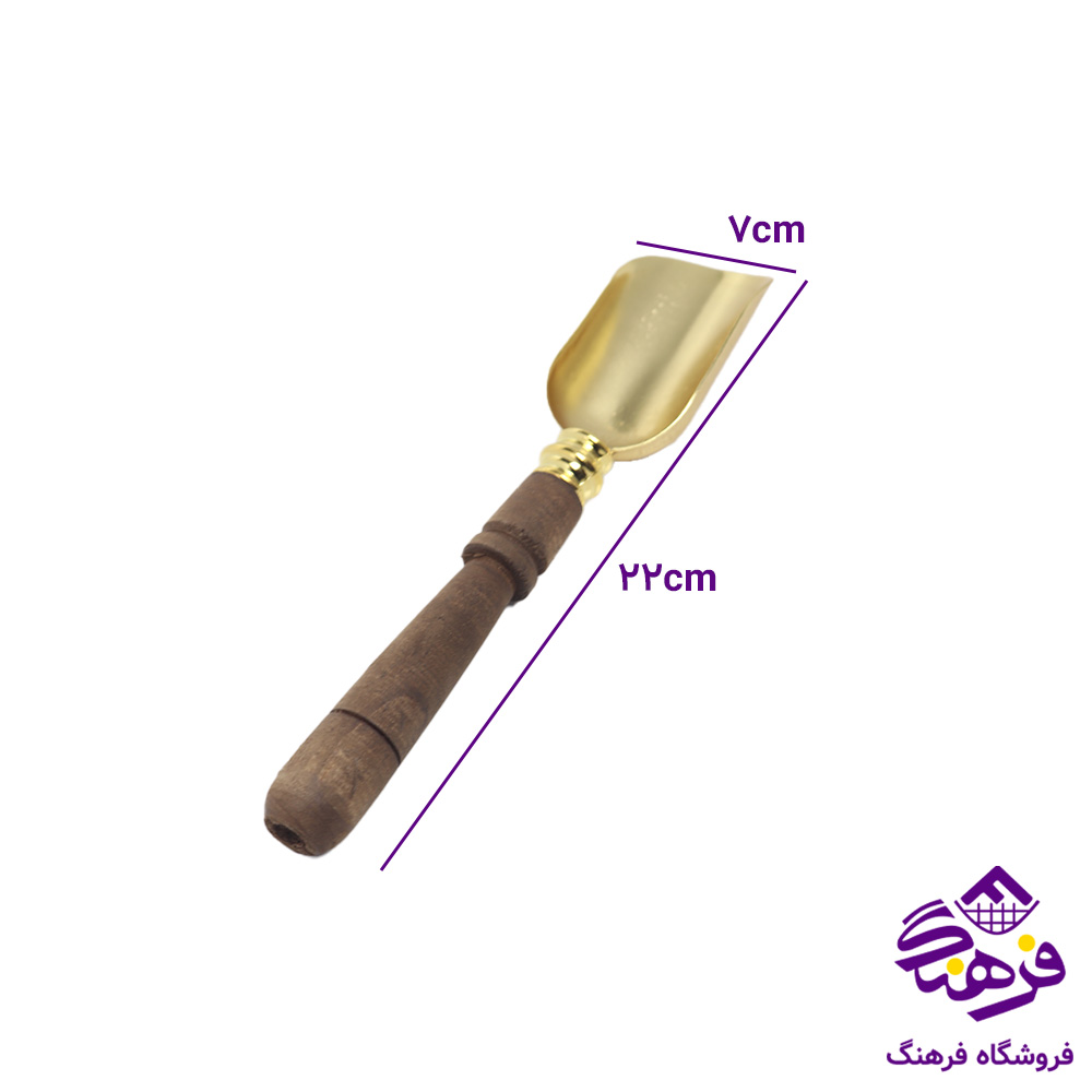 قاشق دسته چوبی دلوود