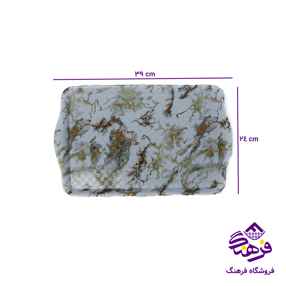 سینی ملامین 400 مشهد رنگی و طرحدار