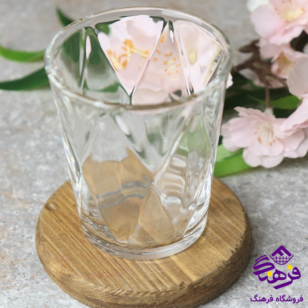 لیوان دایموند لوزی کادو زنگان 8دک 1153