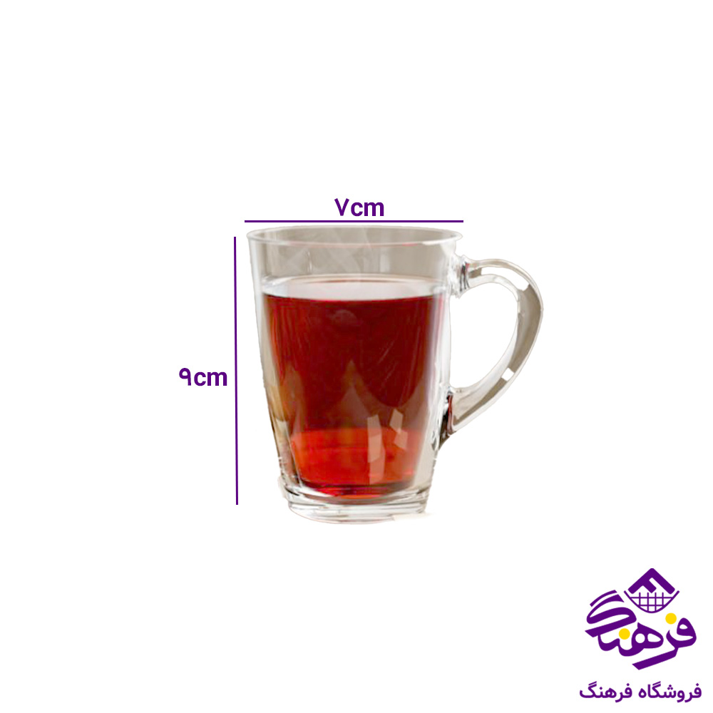 نیم لیوان دسنی دسته دار کادو اصفهان 8دک 499