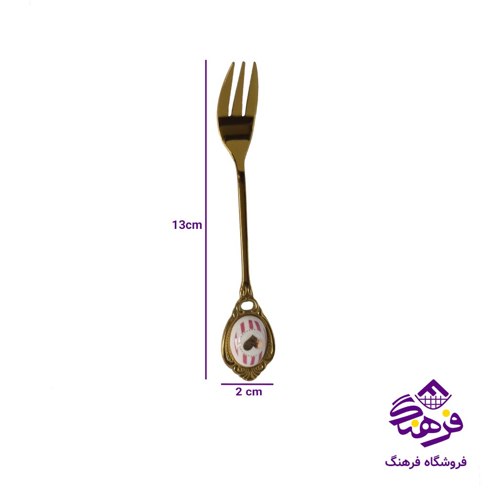 چنگال نگين دار 20