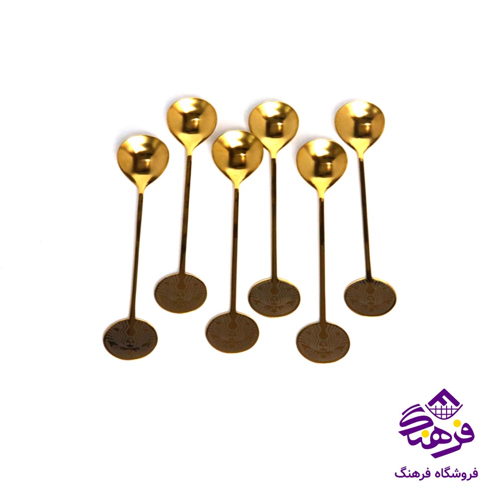 قاشق چاي استار باکس طلايي 21