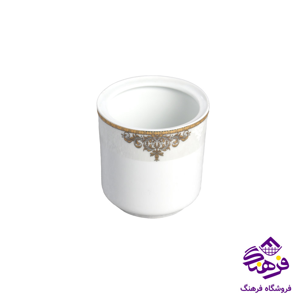 قندان گرد طلايي پارس 1826 48عددي