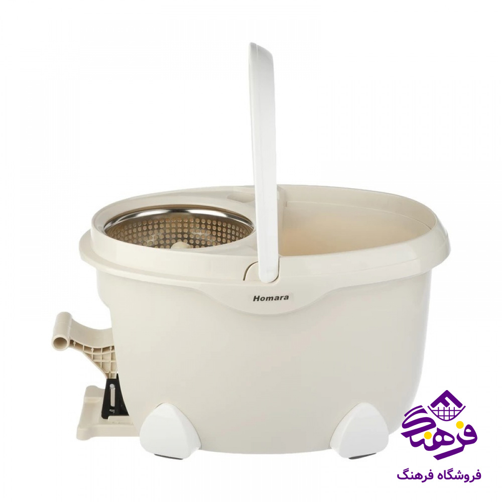 سطل و تی چرخشی پدال دار همارا