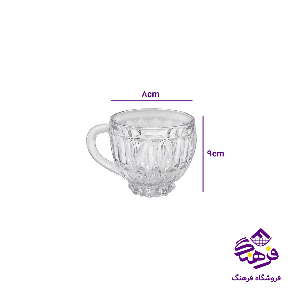 فنجان نلبکی مانیلا کادو کاوه (4دک)