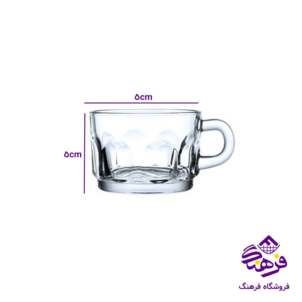 فنجان عینکی شیرینگ کاوه (8دک)