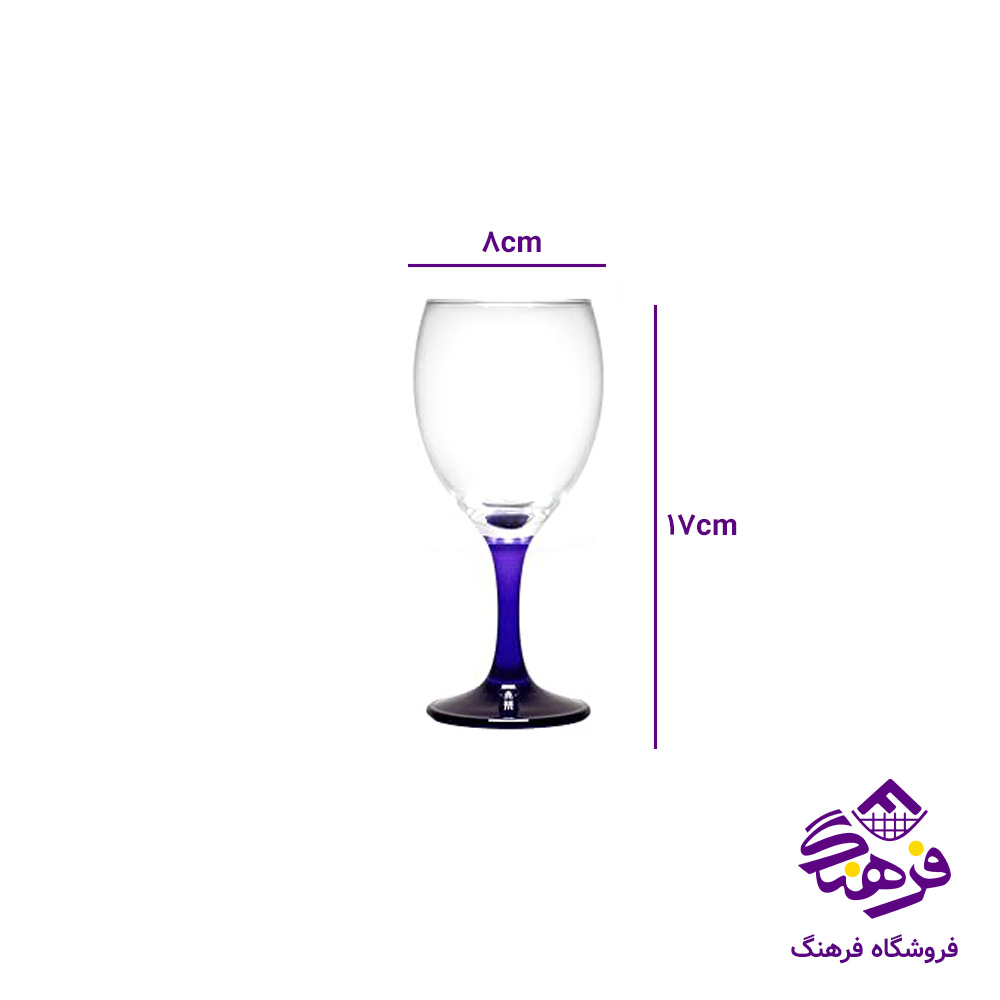 گیلاس مارگاریتا2 پایه رنگی کادو کاوه (4دک)