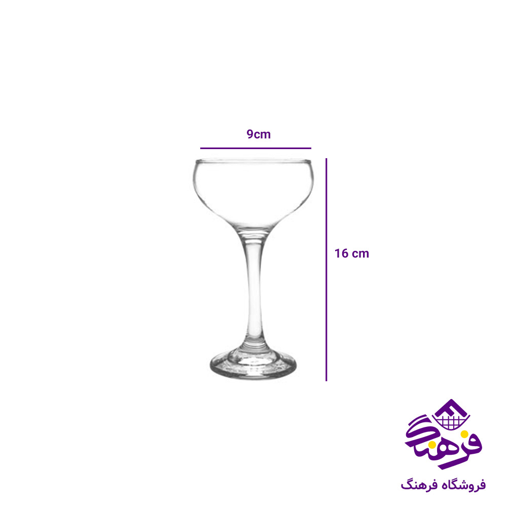 جام گيلاس نيکل2 کادویی بلور کاوه