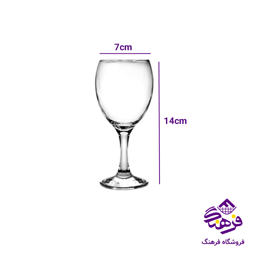 جام گیلاس کارولینا 2 کادو بلور کاوه
