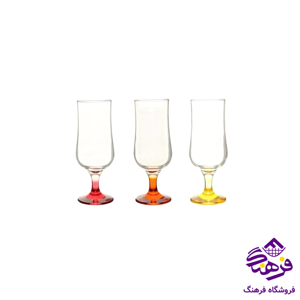 گیلاس ویکتور2 پایه رنگی کادو کاوه 4دک