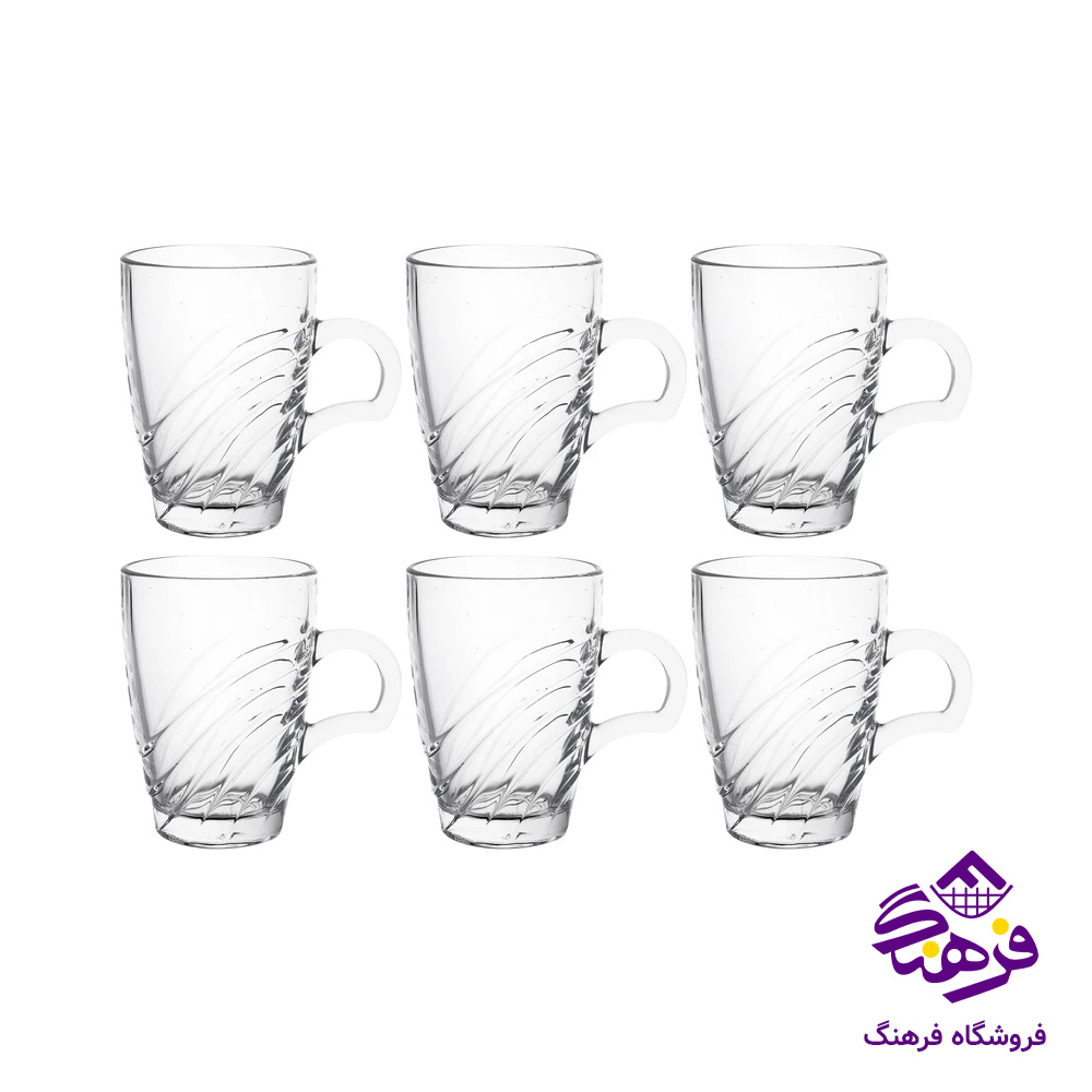 لیوان کادیز دسته دار کادو بلور کاوه