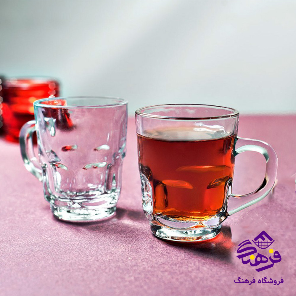 لیوان پیانو دسته دار بلور کادو کاوه 