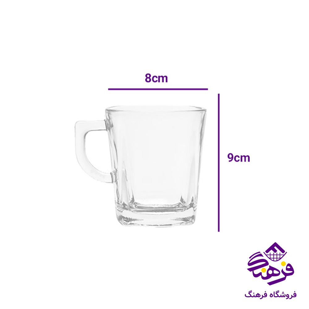لیوان مارشال دسته دار فله کاوه (36عددی)
