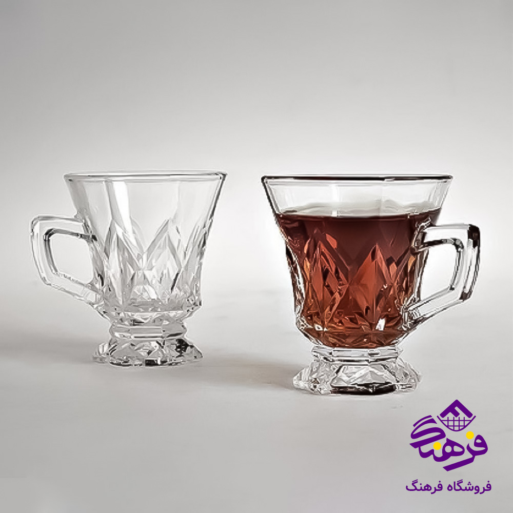 نیم لیوان ویکتور دسته دار کادو کاوه (6دک)