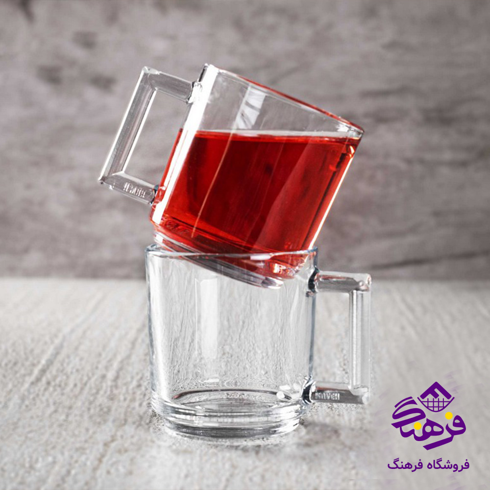 نیم لیوان ارنست دسته دار کادو کاوه (6دک)