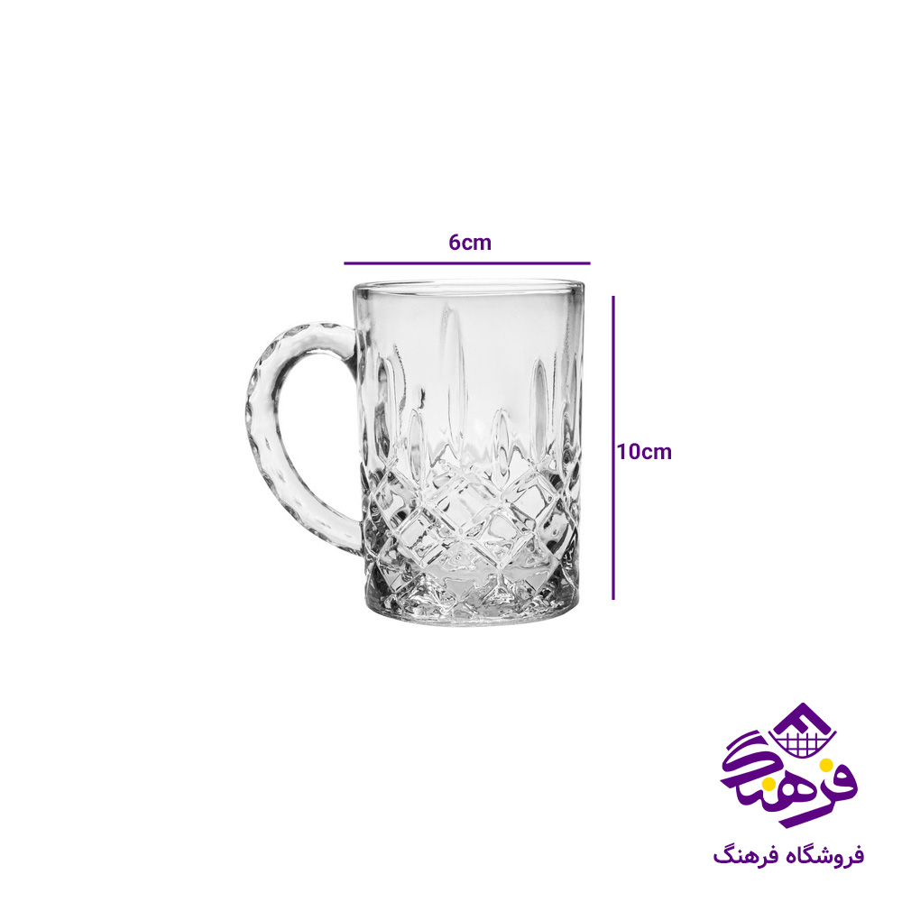 نیم لیوان کلوین دسته دار کادو کاوه (6دک)