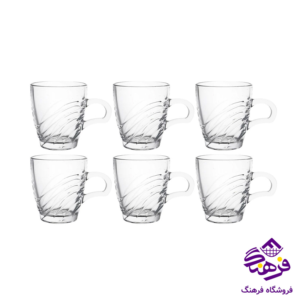 نیم لیوان کادیز دسته دار کادو کاوه (6دک)