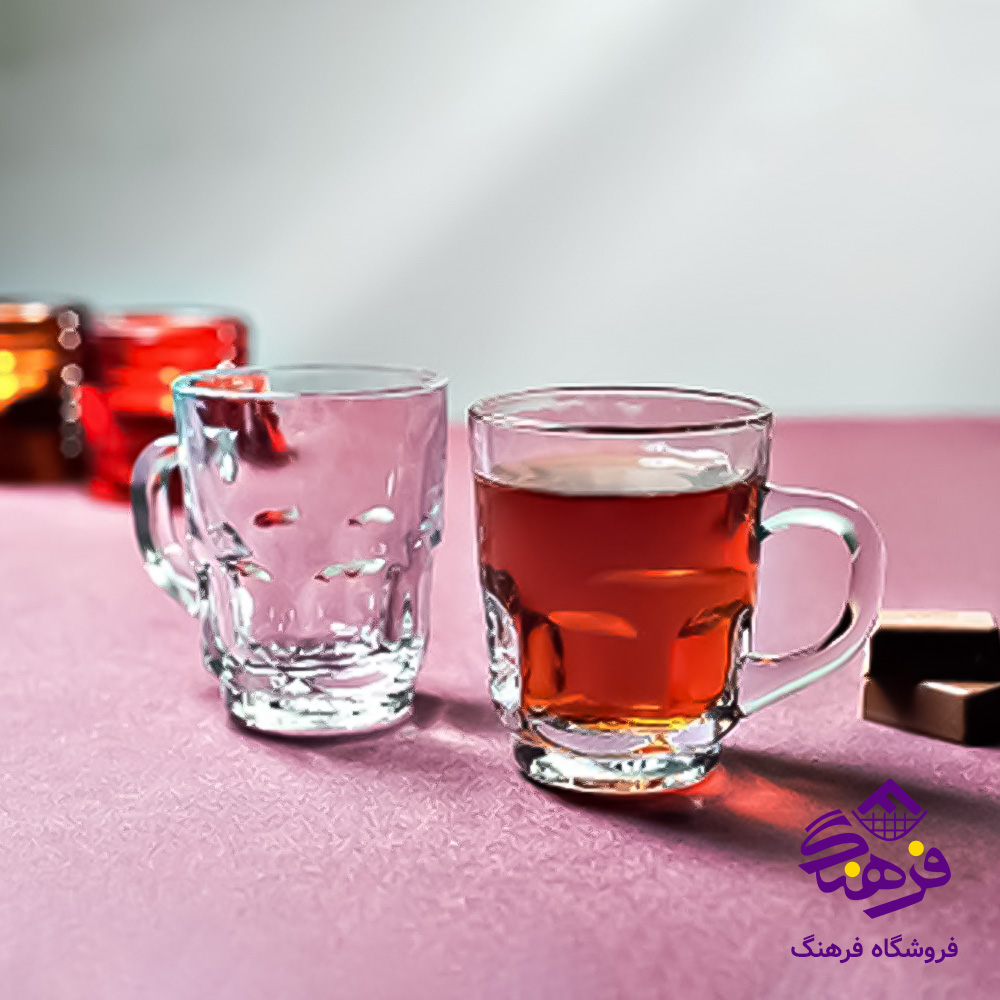 نیم لیوان ارنست دسته دار کادو کاوه (6دک)
