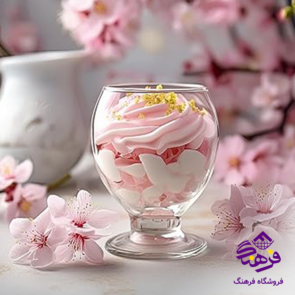 نیم لیوان مانا پایه دار کادو کاوه (6دک)