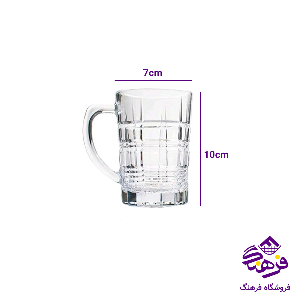 نیم لیوان ارنست دسته دار کادو کاوه (6دک)