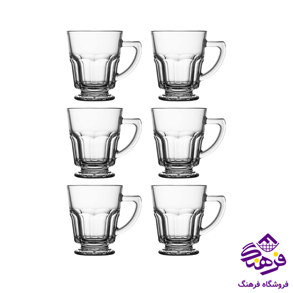 نیم لیوان بوستون پایه دار کادو کاوه 6دک