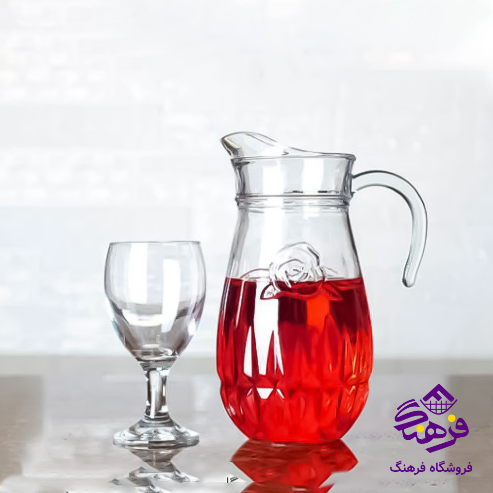 پارچ و گیلاس رزا مارگاریتا1 کادو کاوه 4دک