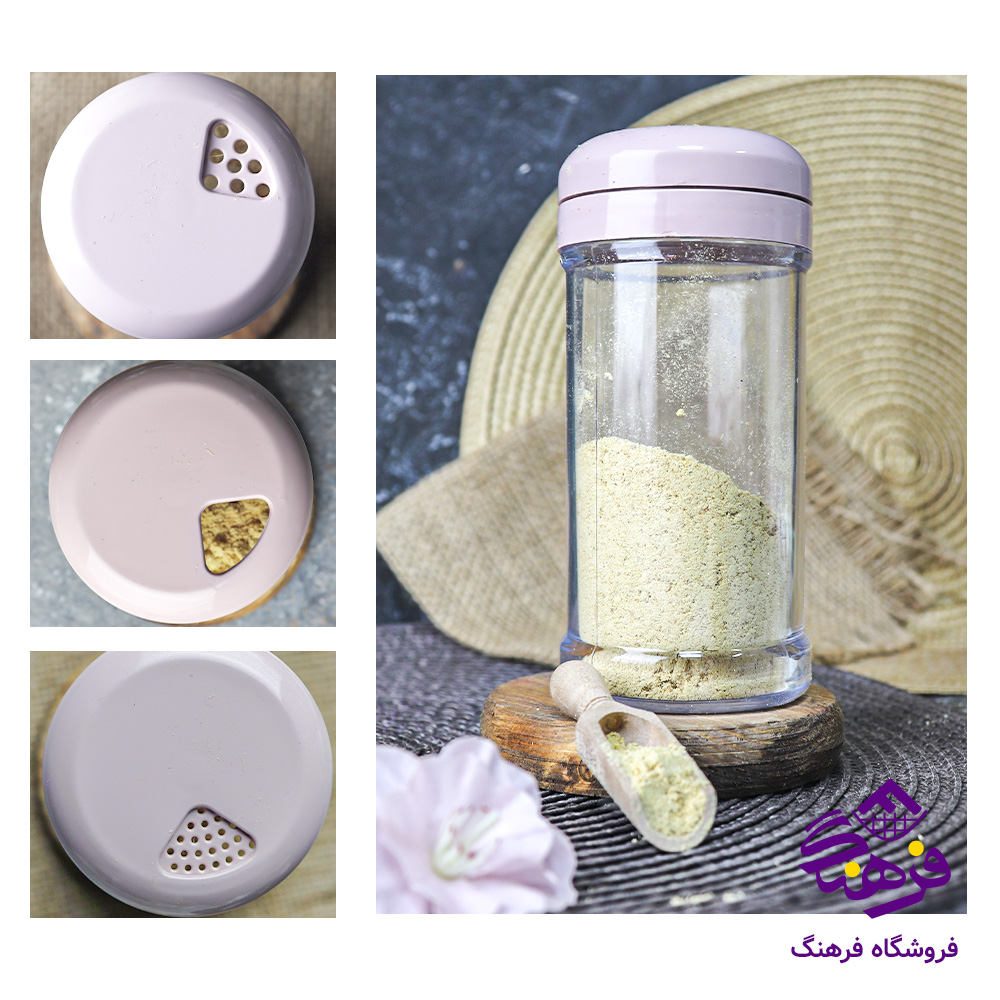 جا ادویه سه کاره کریستال سایز 1 زیبا