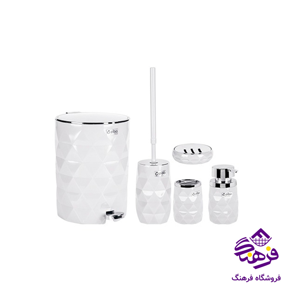ست  سرویس بهداشتی زیبا مدل دایموند کروم