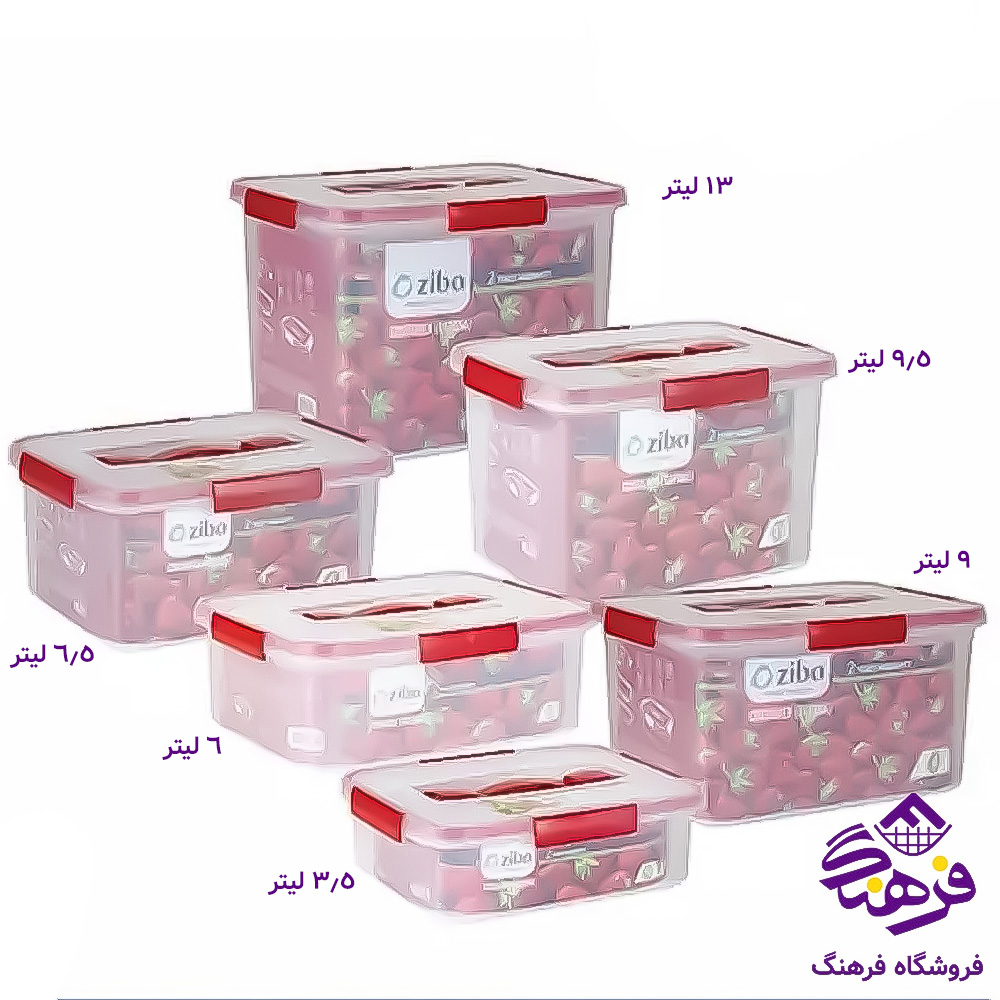 فريزري زيبا مستطيل 9/5ليتر گاپانا