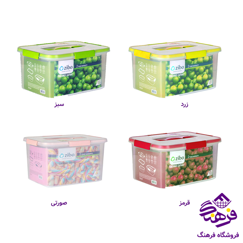 فريزري زيبا مستطيل 9/5ليتر گاپانا